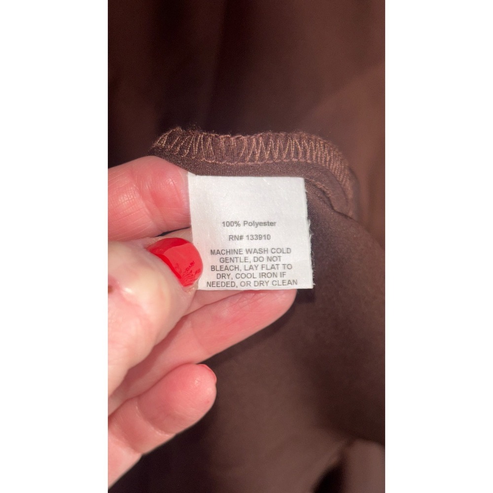 Show Me Your Mumu Taylor Tube Maxi Dress Womens Large Chocolate Luxe Satin Lined - Picture 8 of 12